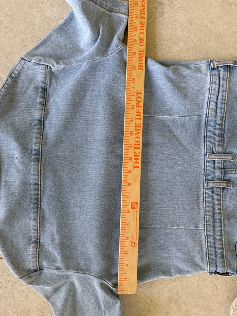 Bardot Denim Short Sleeve Zip-Front Romper in Light Blue Sz US30 - Picture 5 of 8